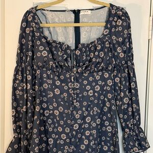 Floral Long Sleeve Dress